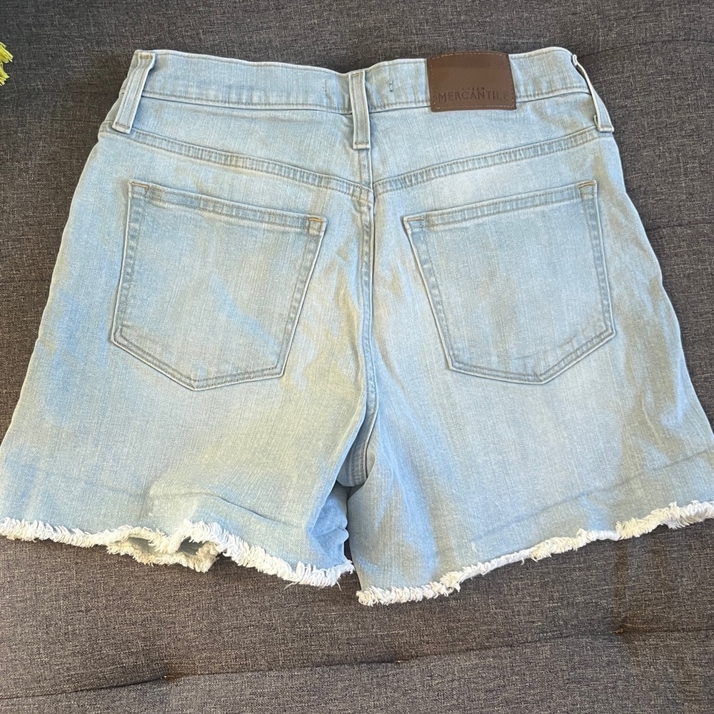 J Crew Light Blue Women's Denim cut off Shorts. Size 28 - Picture 4 of 4